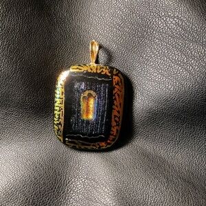 Dichroic Glass Pendant made by Seller